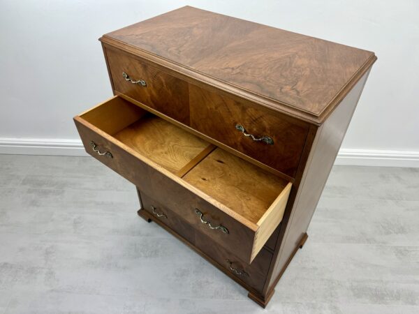 Art Deco Walnut Chest Of Drawers - Image 10