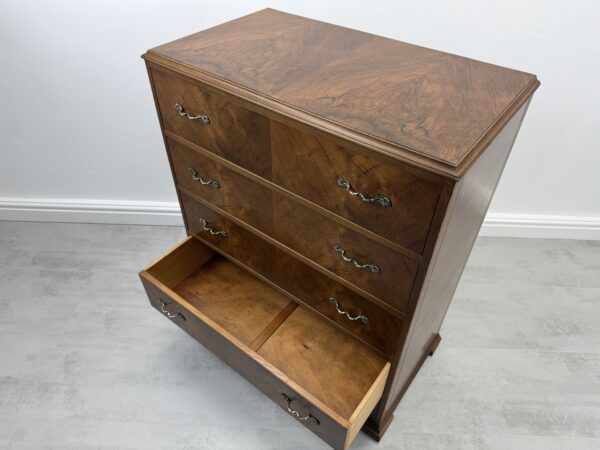 Art Deco Walnut Chest Of Drawers - Image 12