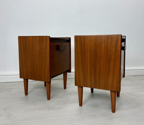 Pair of Mid Century Teak Bedside Tables - Image 6