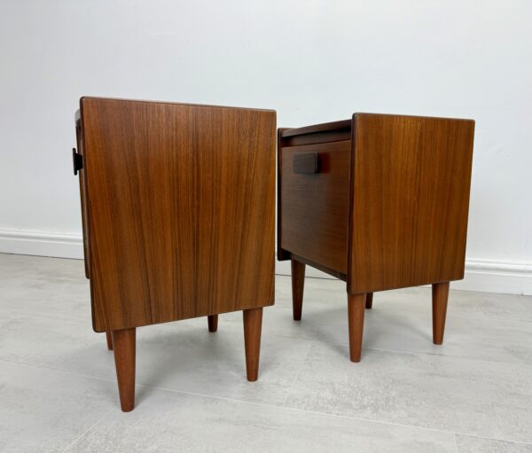 Pair of Mid Century Teak Bedside Tables - Image 7