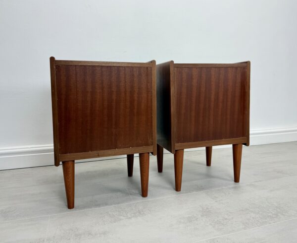 Pair of Mid Century Teak Bedside Tables - Image 8