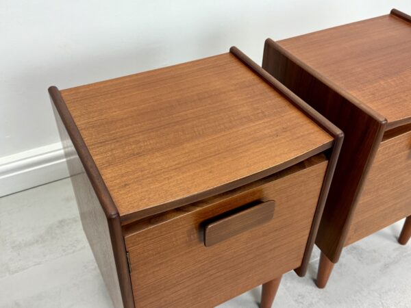 Pair of Mid Century Teak Bedside Tables - Image 11