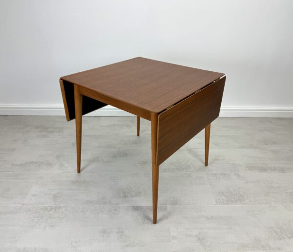 Mid Century Teak Drop Leaf Dining Table