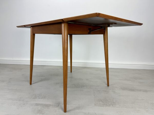 Mid Century Teak Drop Leaf Dining Table - Image 5