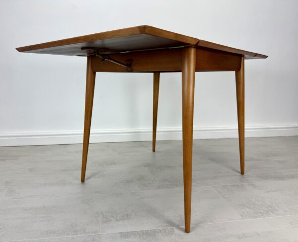 Mid Century Teak Drop Leaf Dining Table - Image 6