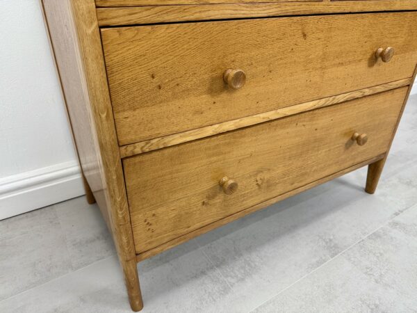 Mid Century Light Oak chest Of Drawers - Image 4