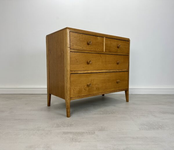 Mid Century Light Oak chest Of Drawers - Image 5