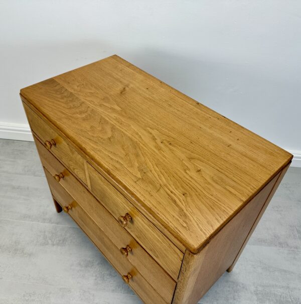 Mid Century Light Oak chest Of Drawers - Image 8