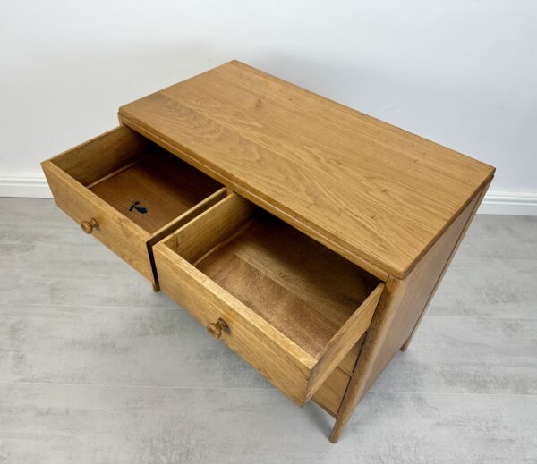 Mid Century Light Oak chest Of Drawers - Image 9