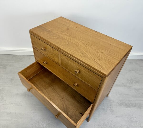 Mid Century Light Oak chest Of Drawers - Image 11
