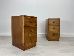 Pair Of Oak Bedside Tables