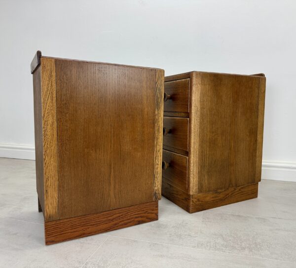 Pair Of Oak Bedside Tables - Image 4