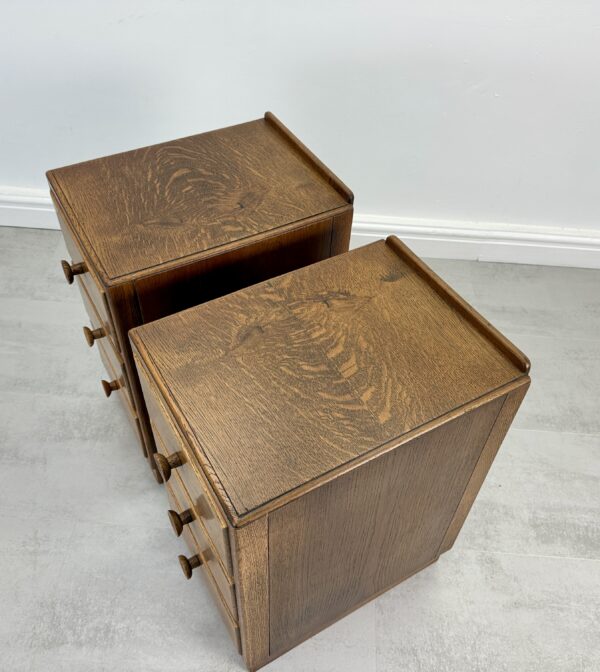 Pair Of Oak Bedside Tables - Image 6
