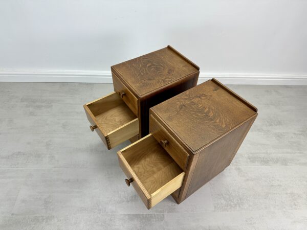 Pair Of Oak Bedside Tables - Image 9
